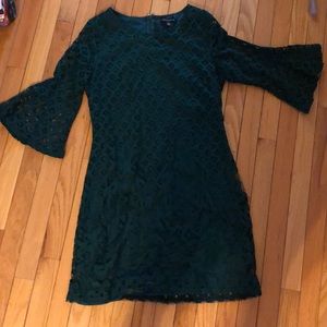 Lace green dress size 12